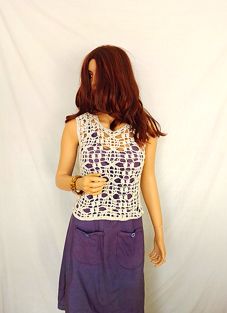 Vesta Cable Lace Top