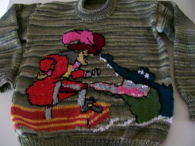 Captain Hook and the Crocodile