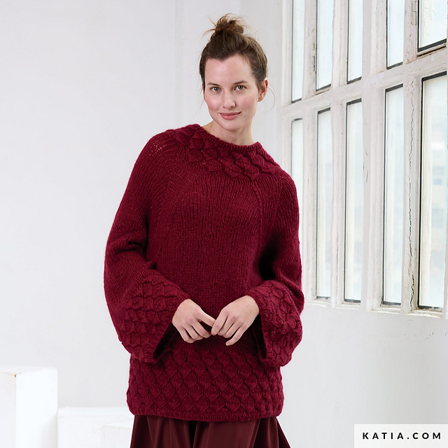 Bottom-up circular sweater - 18
