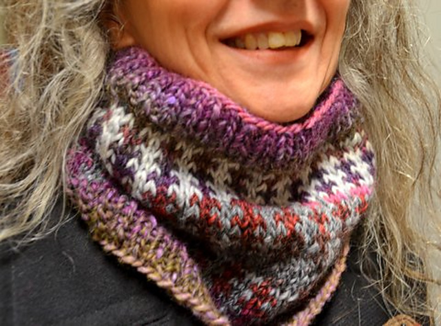 Chunky Two Colour Cowl