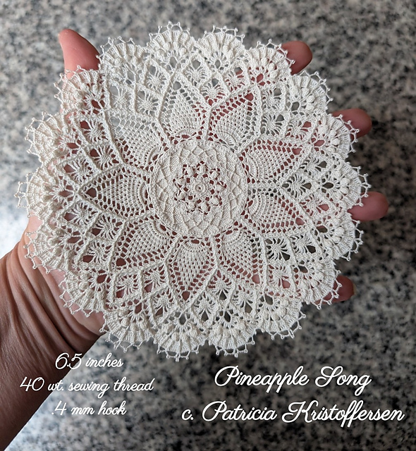 Pineapple Song 2, 3, and 4 Rug/Doily
