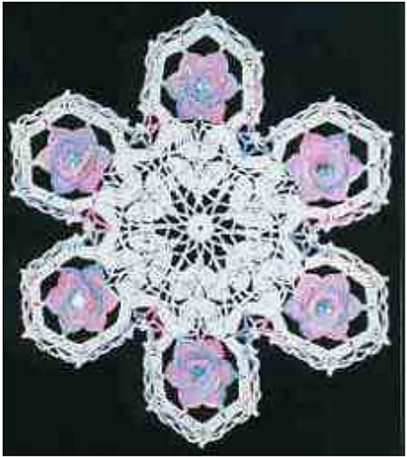 Spring Flower Doily