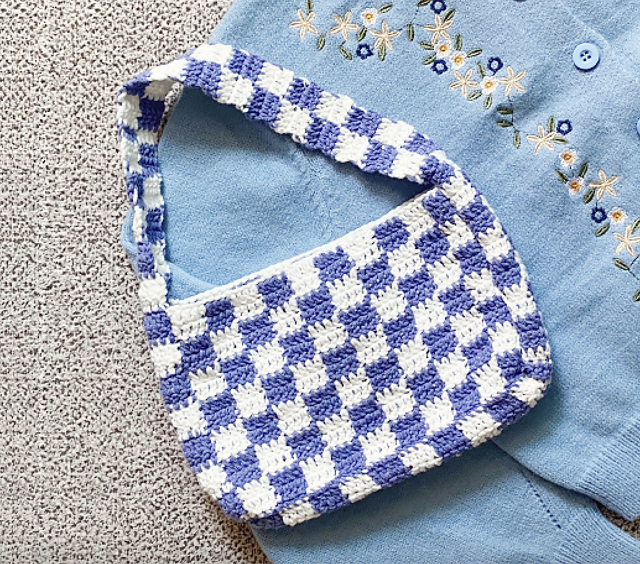 checkerd bag