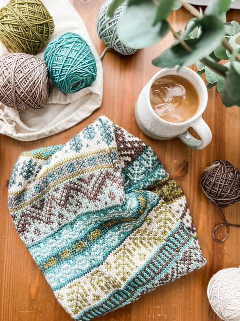 Ravelry: Mountain Doodle (Infinity Cowl) pattern by Jamie Lomax