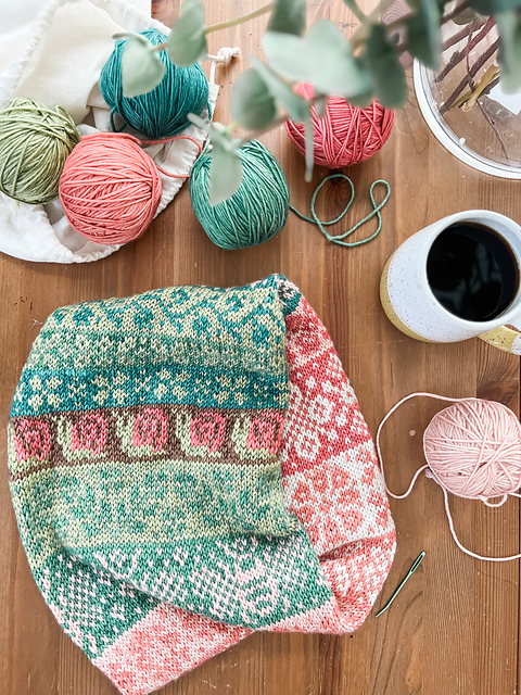 Spring Doodle (Infinity Cowl)