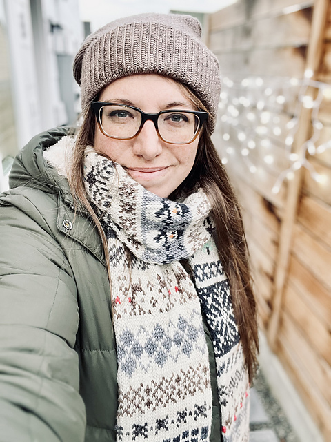 レア★Limited ES pattern scarfペプラムニットプルオーバー Rhea Ripple Super Scarf (Knit) – Lion Brand Yarn