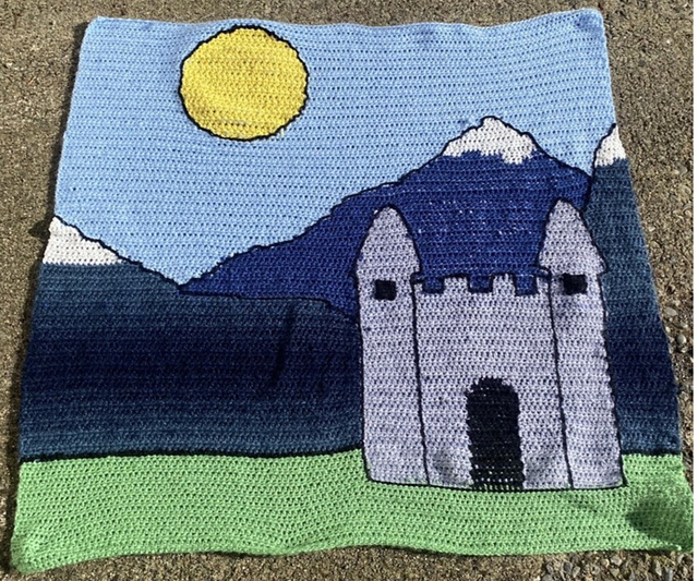 Mountain Fairytale Baby Blanket
