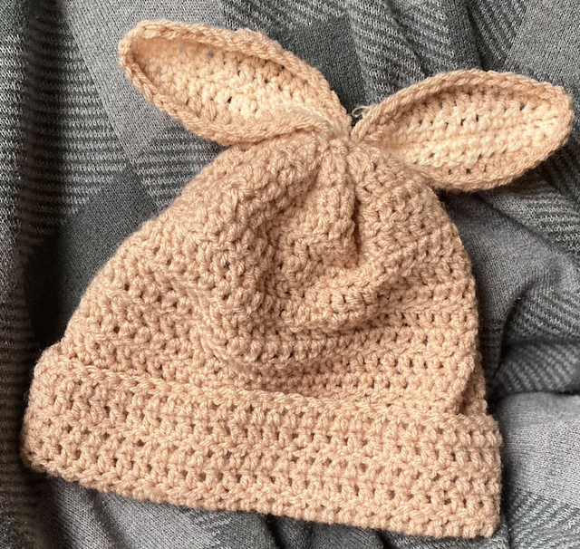 Easter Bunny Baby Hat