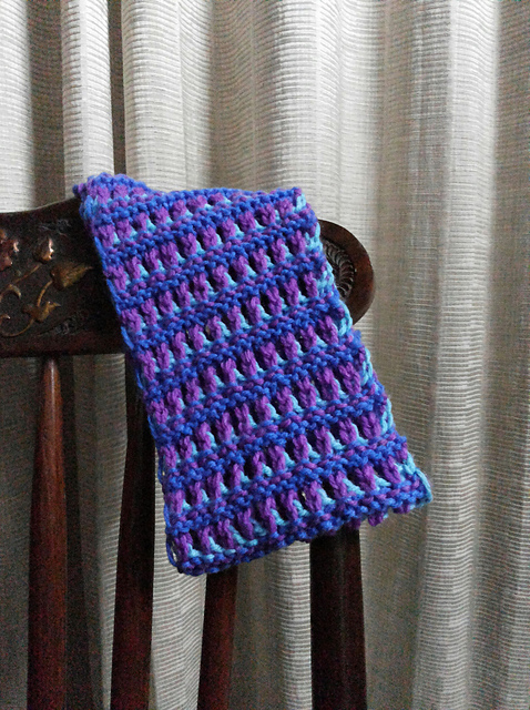 Blue Violets Cowl
