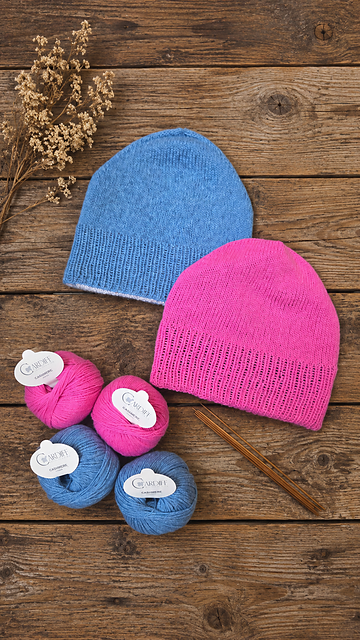 Reversible Double Cashmere Hat