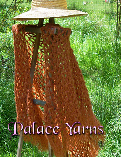 60's Love Knot Triangular Shawl