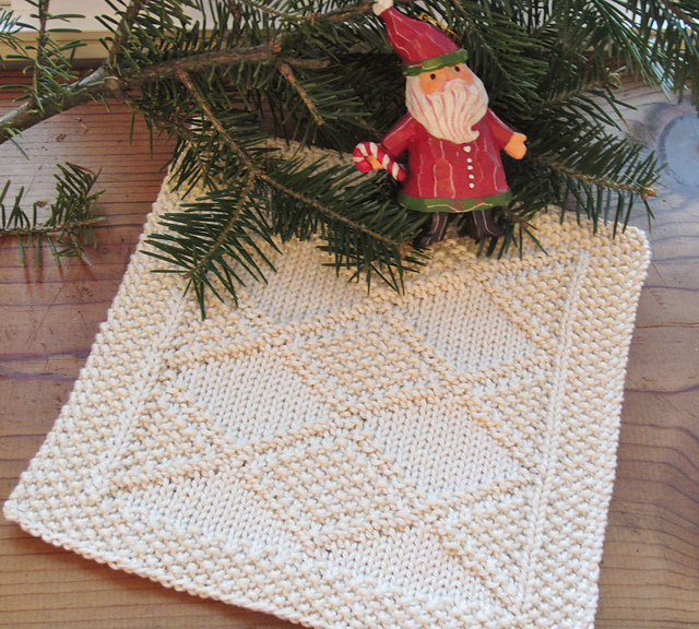 Diamond Tile Washcloth