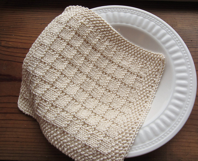 Square Tile Washcloth