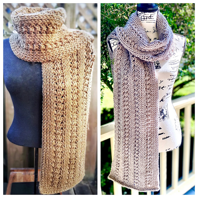 Shiloh Tunisian Scarf