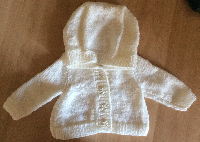 JB156 Hooded Cardigan, Waistcoat and Blanket