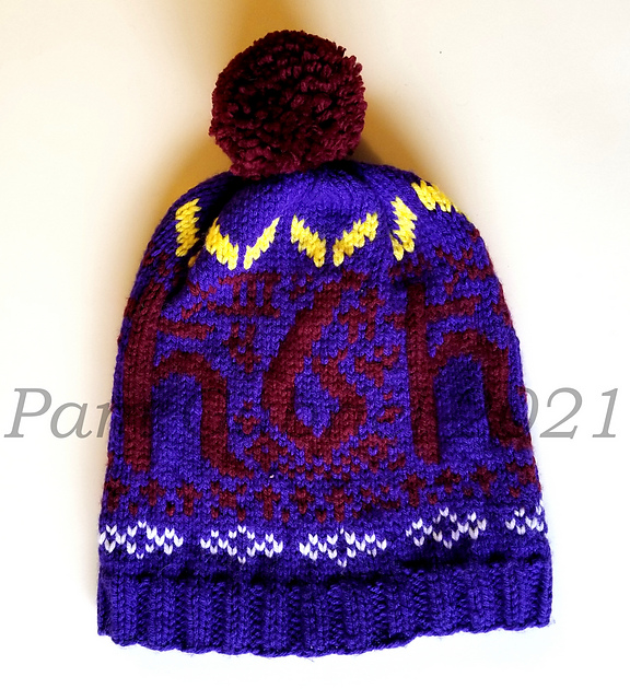 Sailor Saturn Fair Isle Hat