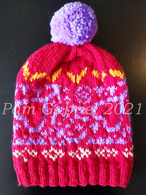 Sailor Mars Fair Isle Knit Hat