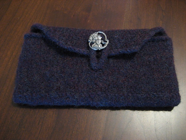 Mini Cashmere Clutch