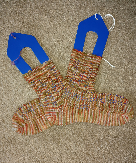 Marbled socks