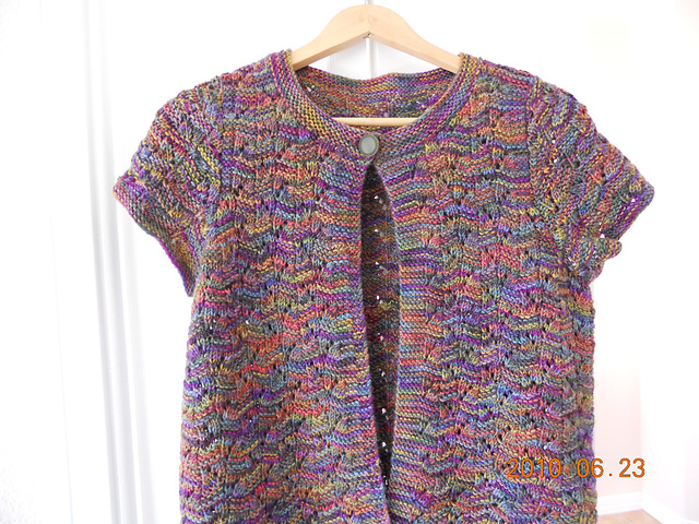Garter Eyelets Cardigan