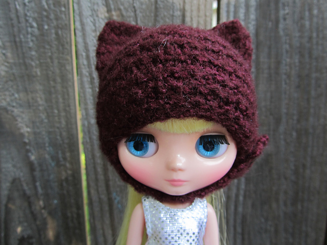 Felted Helmet for Middie Blythe