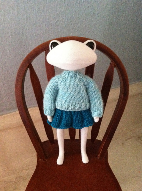 Sweater and Skirt Set for Wonderfrog