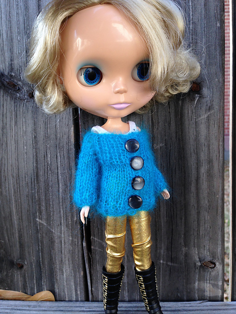 Mohair Sweater for Blythe