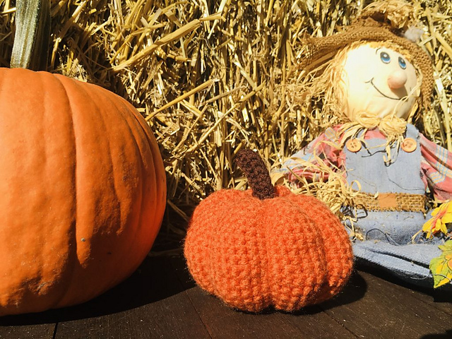 Adorable Crochet Pumpkin