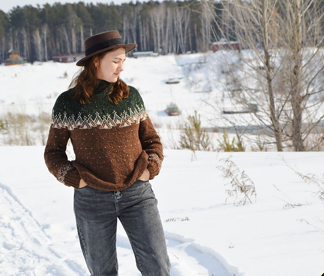 Ravelry: Shaman yoke adult pattern by Yana Markevich