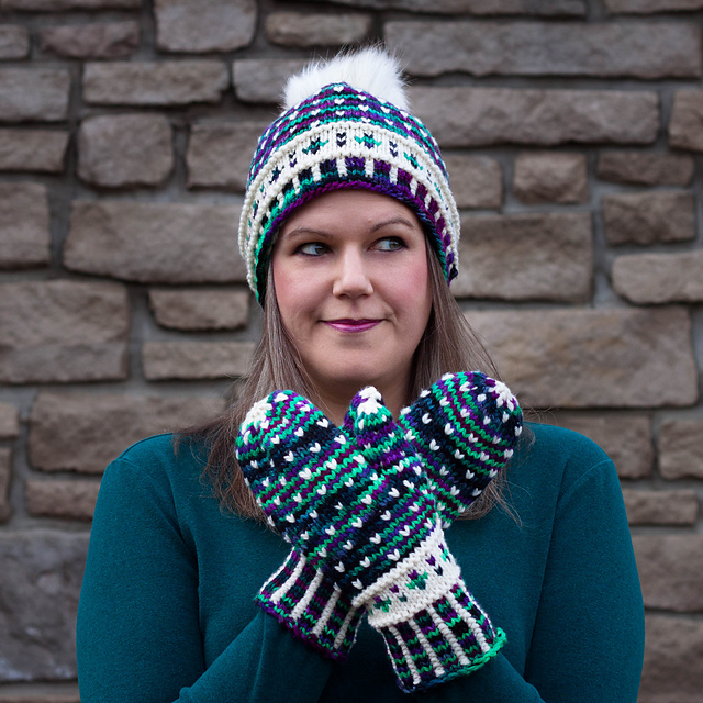Arctic Sky Mittens