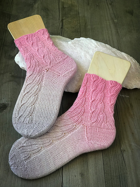 Stricksocken Romance