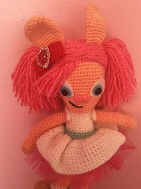 Betty the Bunny Amigurumi Doll