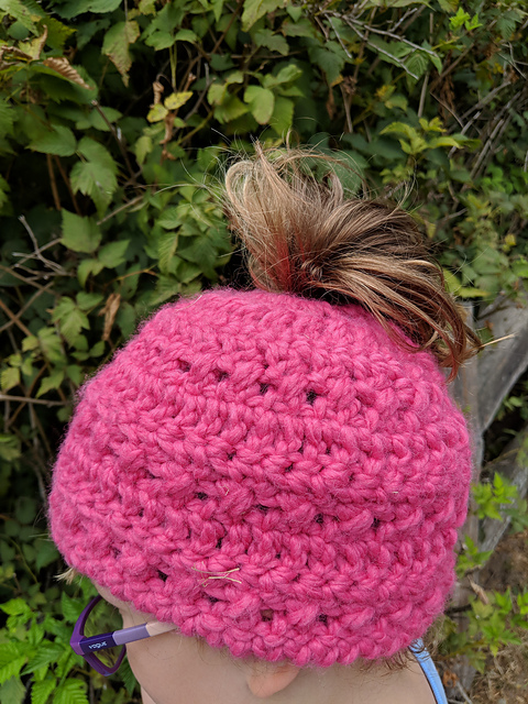 Pink Berry Bun Hat