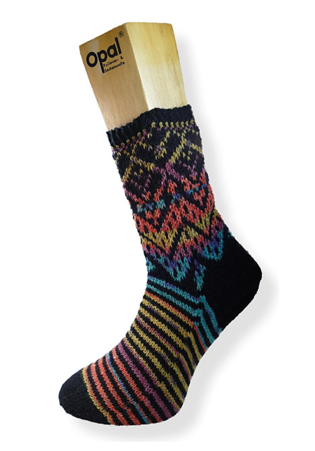 Glitzernde Norwegersocken