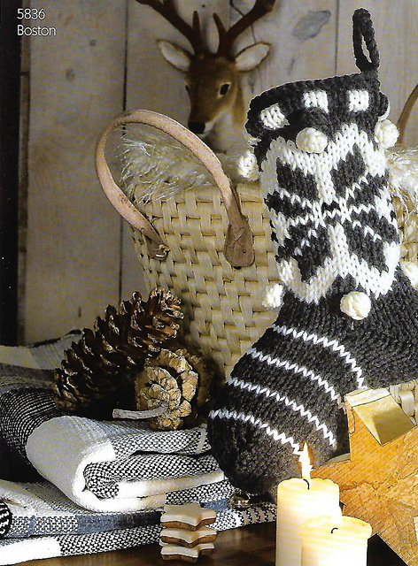5836 Dekosocken / Decorative socks