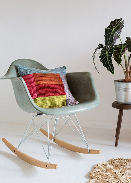 Coussin patchwork