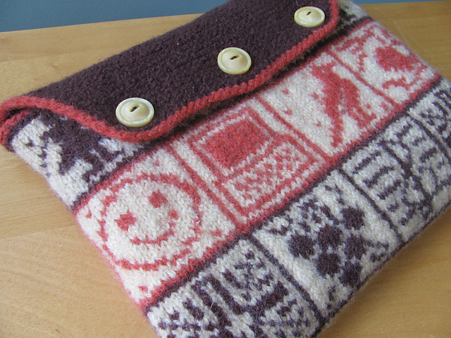 Pochette feutrée sampler
