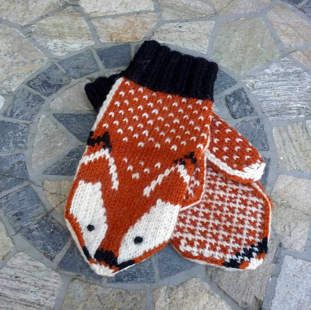 Deux renards sur mes mains (2 foxes on my hands)