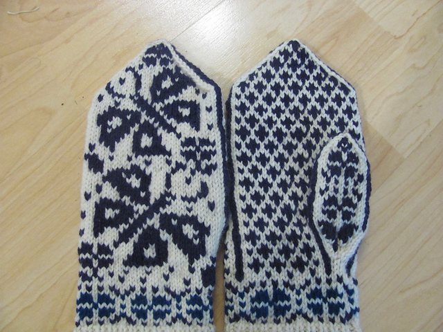 mitaines papillons
