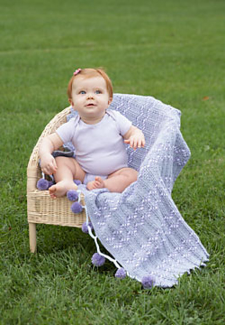 PomPoms and Ripples Blanket