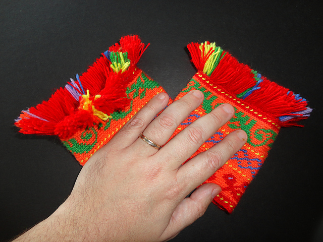 Nordic Folkloric Crocheted Fringe