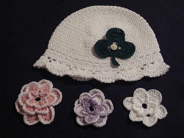 Elegant Border Cloche Hat