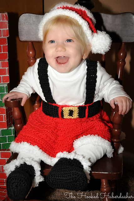 Missy Claus Skirt & Headband 12-122A