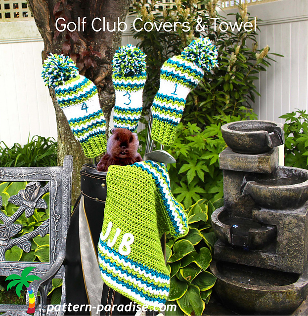 Golf Club Covers & Towel 14-143