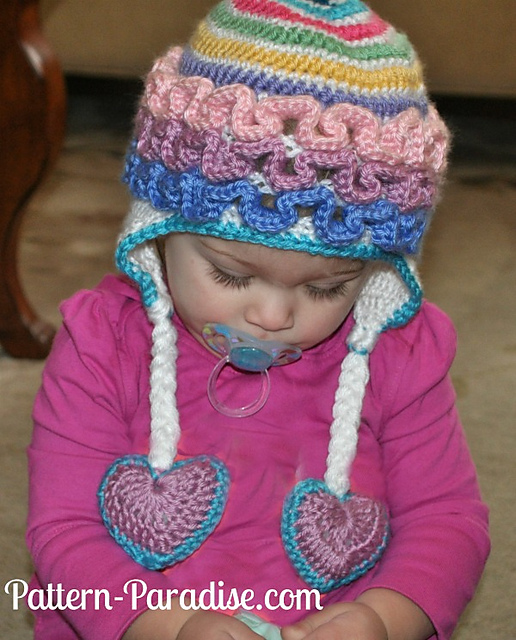 Ruffled Hat 12-082