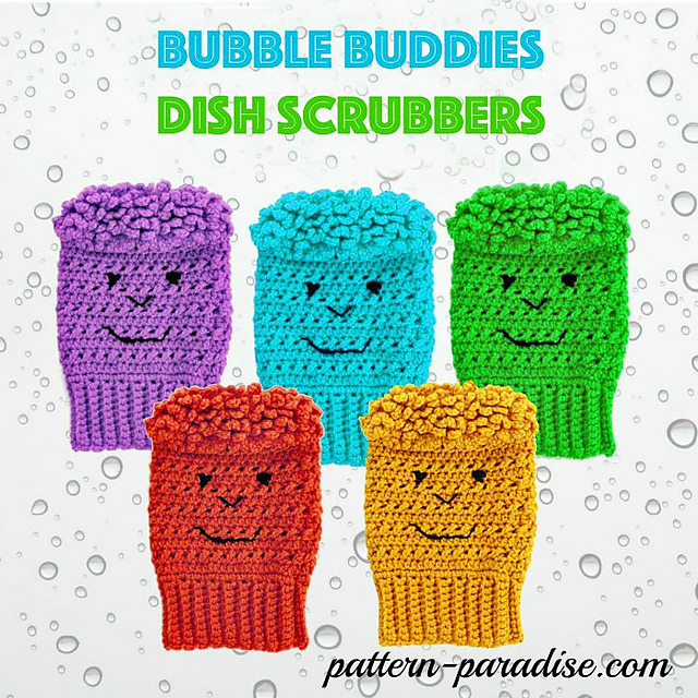 Bubble Buddies Dishcloths