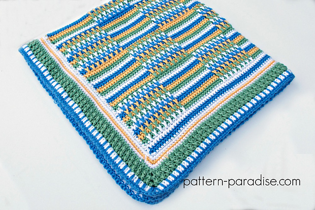 Posts & Stripes Blanket 12-115