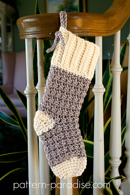 Cozy Cottage Christmas Stocking