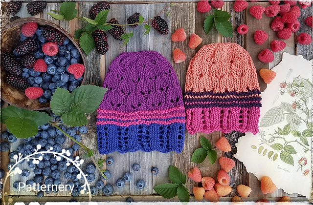 Boho Berries slouchy beanie