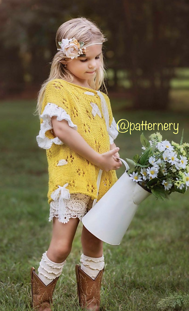 "Daisy" Summer Poncho or Top